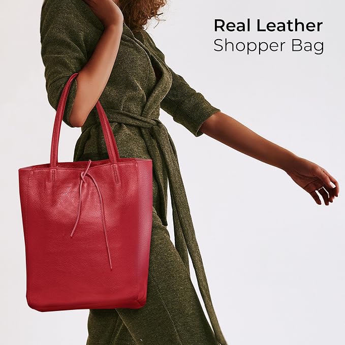 Italian Calf Leather Tote for Women - Image 8