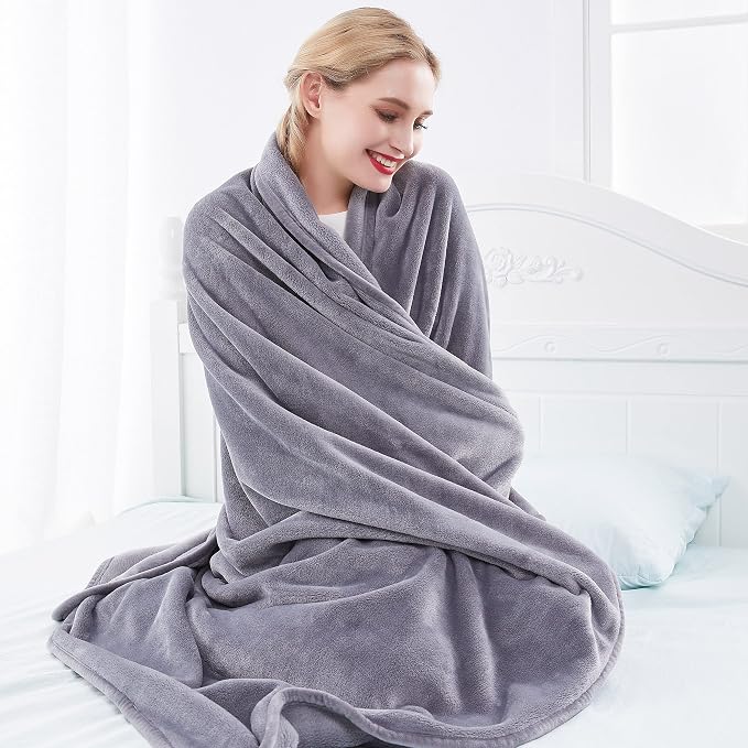 Surii Home Luxury Microfiber Flannel Blanket, Super Soft, and Breathable - Image 4