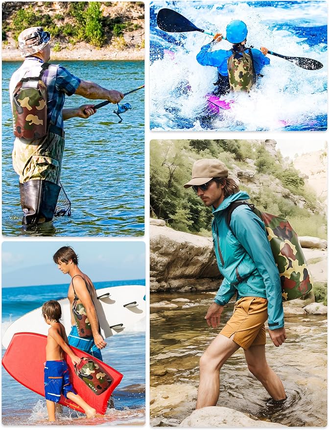 HEETA Waterproof Dry Bag for Women Men 5L/10L/20L/30L/40L Roll Top Lightweight - Image 5