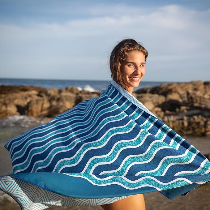 Elite Trend Microfiber Beach Towel - Image 3