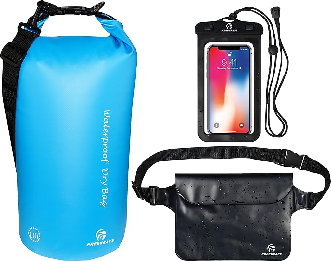 Freegrace Waterproof Dry Bags Set of 3 Dry Bag by Freegrace