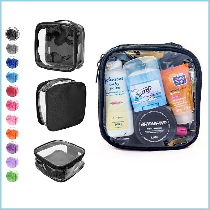 Clear TSA Approved 3-1-1 Travel Toiletry Bag - Image 2