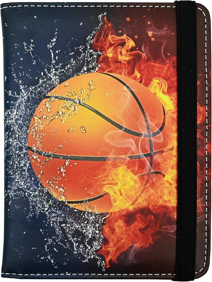 Basketball Passport Holder for Women and Men PU Leather Passport Cover for by bassyilCustomizedforlife