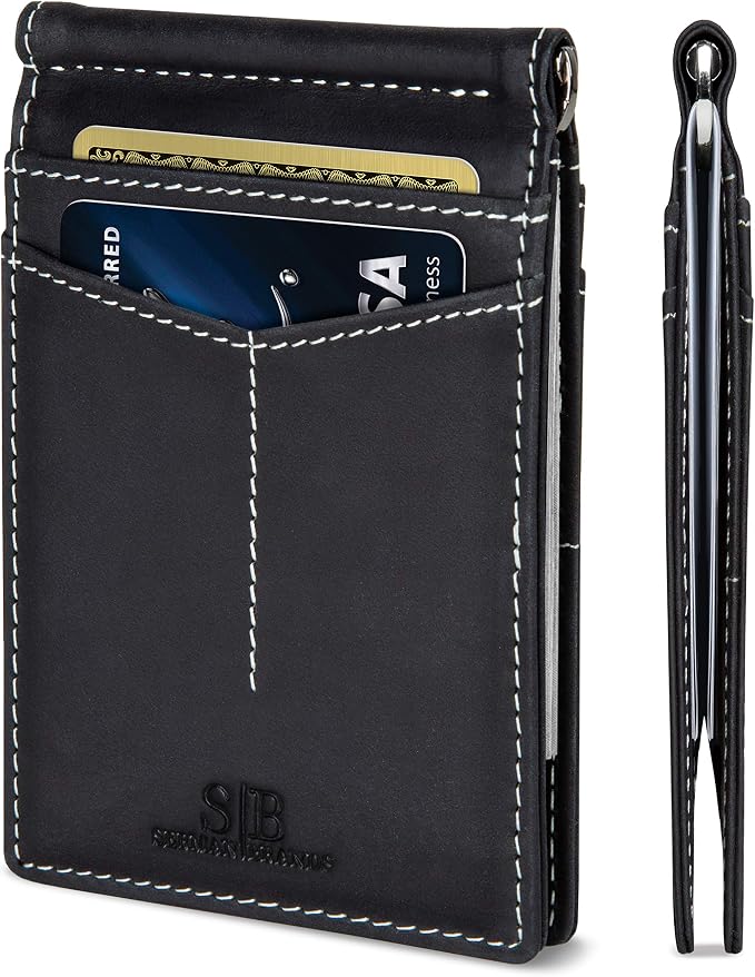 SERMAN BRANDS RFID Blocking Wallet Slim Bifold by SERMANBRANDS