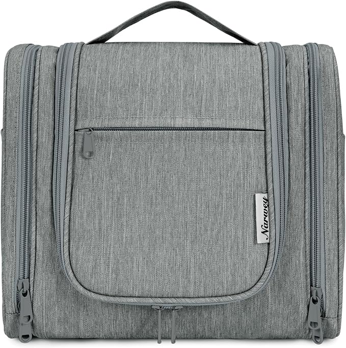 Narwey Hanging Toiletry Bag for Women Travel Makeup Bag Organizer Toiletries - Image 2