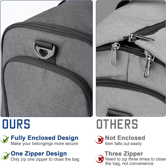 Convertible Duffle Bags for Travel Carry On Suit Duffle Bags - Image 3