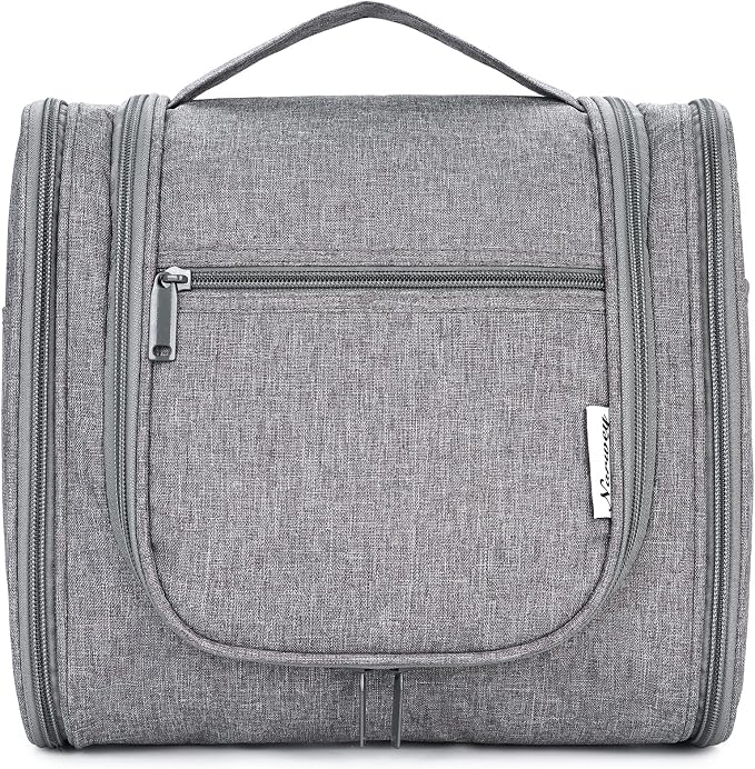 Narwey Hanging Toiletry Bag for Women Travel Makeup Bag Organizer Toiletries by Narwey