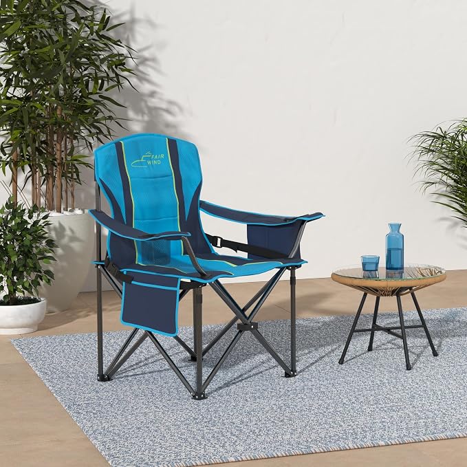 FAIR WIND Oversized Fully Padded Camping Chair - Image 2