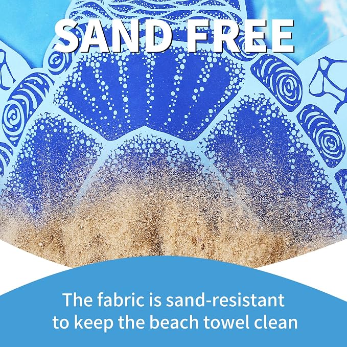 4 Pack Lightweight Thin Beach Towel Oversized 71"x32" Big Extra Large - Image 5