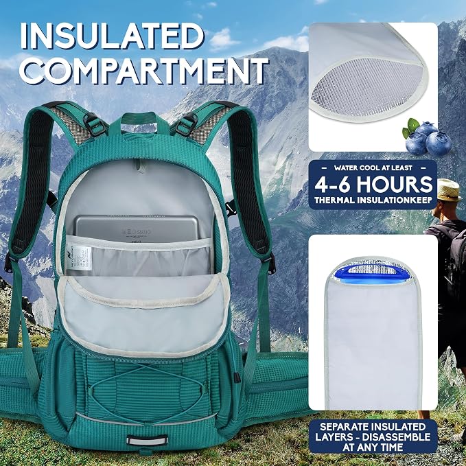 Hydration Backpack 3L Water Bladder, Hiking Water Backpack - Image 2