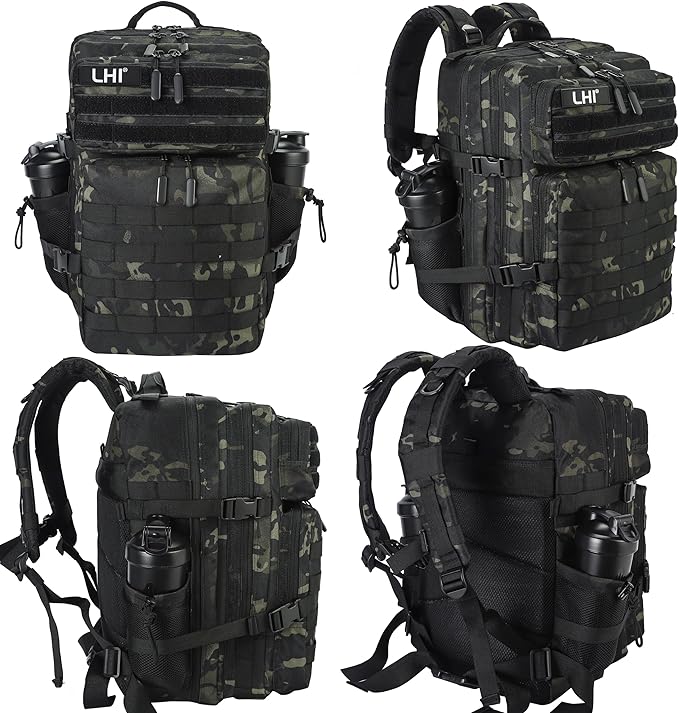 LHI Military Tactical Backpack for Men and Women 45L Army 3 Days Assault Pack - Image 2