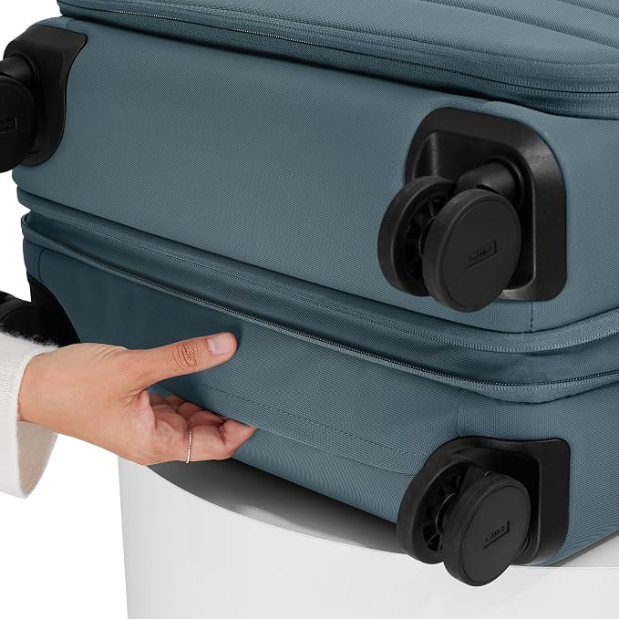 Away Softside Medium Checked Suitcase, 26 Inch Lightweight, Expandable Luggage - Image 8