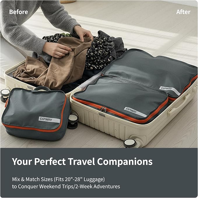 Cipway 5 Set Packing Cubes for Travel Suitcase Organizer for Accessories - Image 5