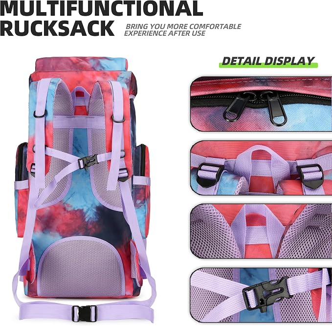 King'sGuard 70L Camping Hiking Backpack Tactical Backpack Military Molle - Image 4