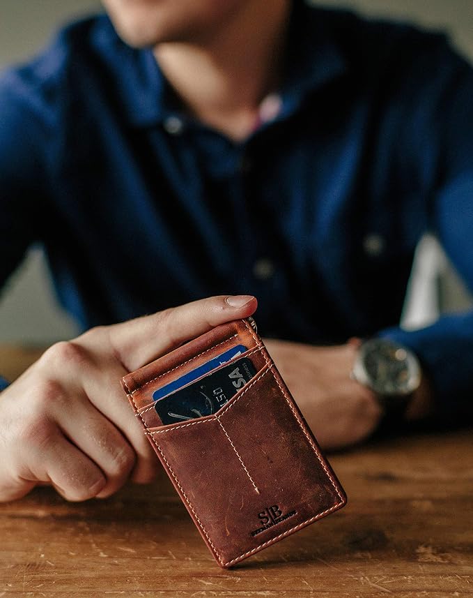 SERMAN BRANDS RFID Blocking Wallet Slim Bifold - Image 2