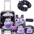 Kid's Luggage Set 5 Piece Suitcase Set 16' Hardside Spinner Wheels Girls Carry by Unknown