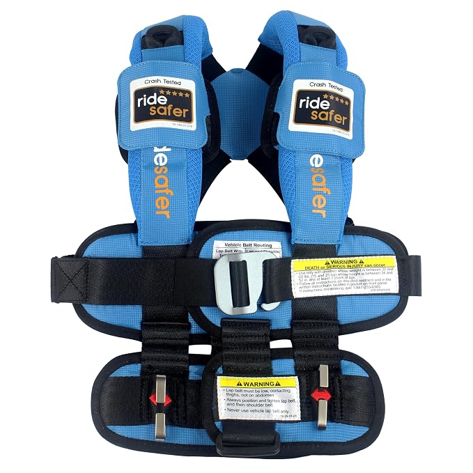 Large Blue, Lightweight, Portable Car Seat by RideSafer