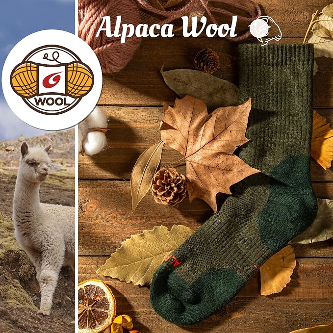 Alpaca Wool Hunting Socks 2 pairs - Image 2