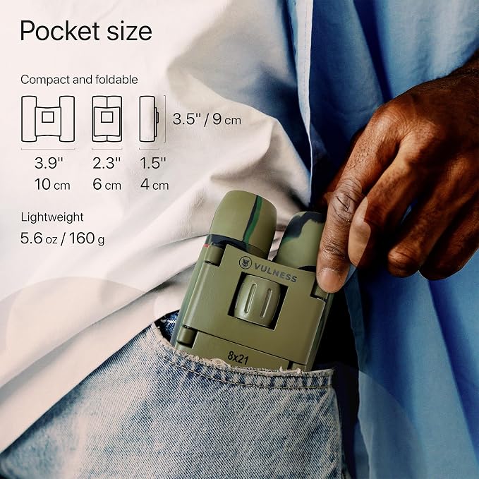 Small Binoculars for Adults and Kids | Cruise Ship Essentials Camping Bird - Image 6