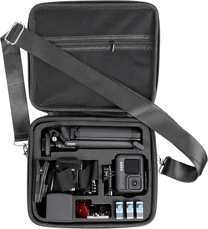 PellKing Hard Case for GoPro Hero 13/12/11/10/9/8/7/2018/6/5 Blcak/4 Silvery by PellKing