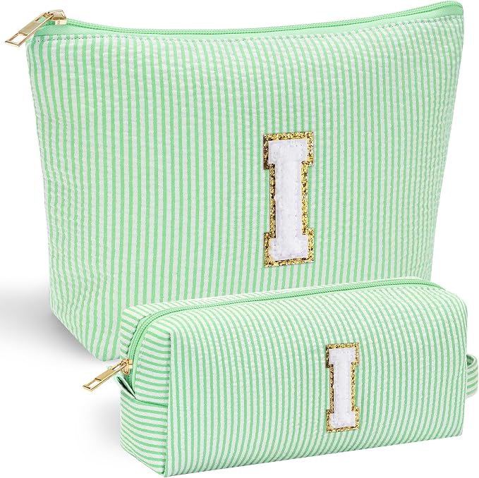 YOOLIFE Initial Makeup Bag for Women by YOOLIFE