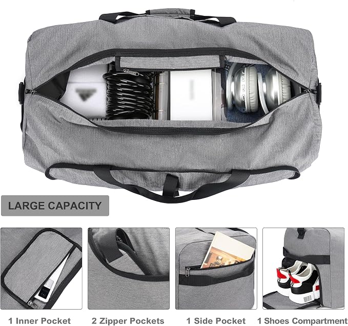 100L Duffle Bag for Travel, Large Foldable Waterproof Travel Duffel Bags - Image 7