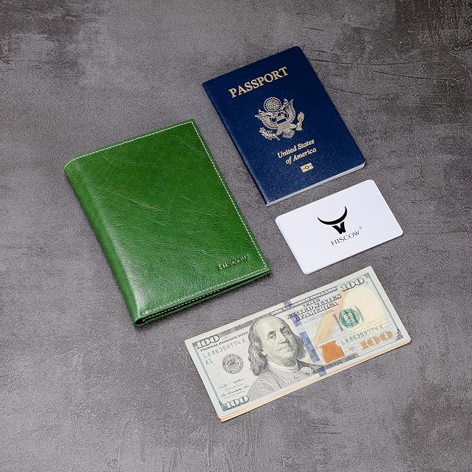 HISCOW Italian Leather Passport Holder - Image 6