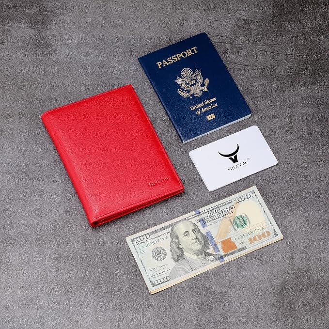 HISCOW Italian Leather Passport Holder - Image 6