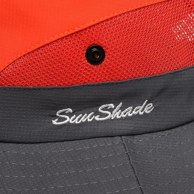 Womens Summer Sun Hat Beach Hat Wide Brim Outdoor UV Protection Hat Foldable - Image 7