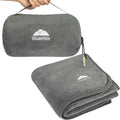 BlueHills Travel Blanket Pillow Rolled Premium Soft Plush Airplane Throw by BlueHills