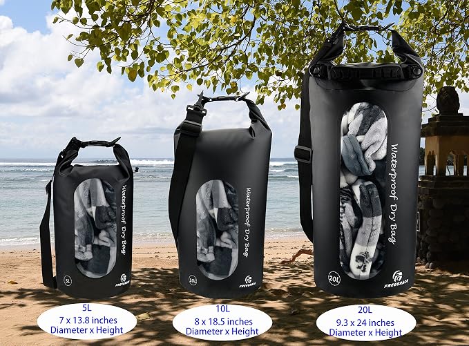 Freegrace Waterproof Dry Bags Set of 3 Dry Bag - Image 2