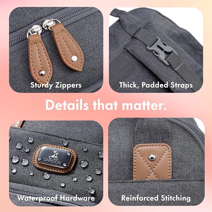 Dikaslon Diaper Bag Backpack - Image 5