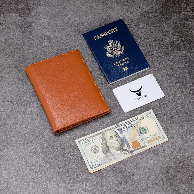 HISCOW Italian Leather Passport Holder - Image 6