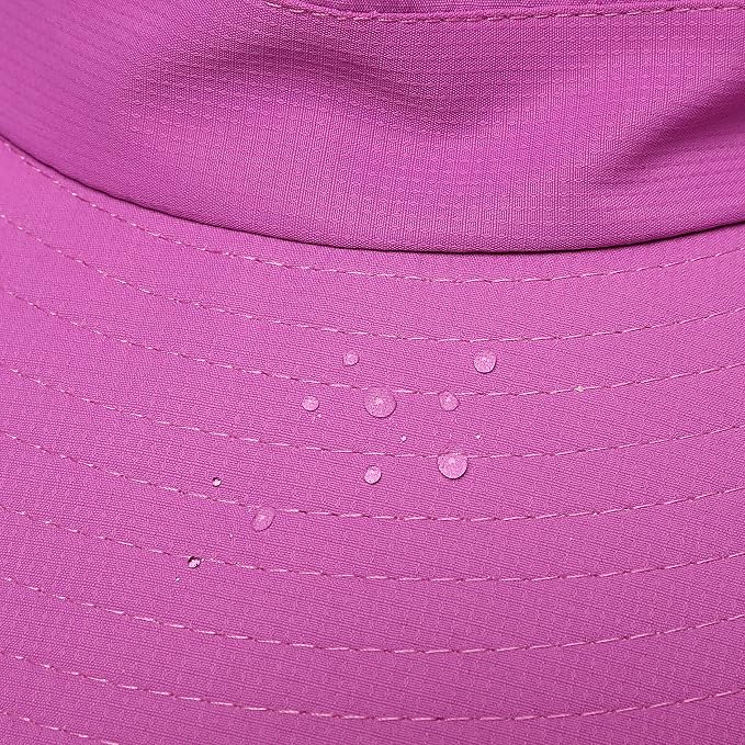 Womens Summer Sun Hat Beach Hat Wide Brim Outdoor UV Protection Hat Foldable - Image 9