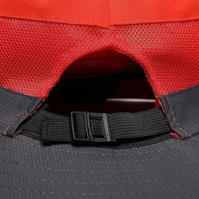 Womens Summer Sun Hat Beach Hat Wide Brim Outdoor UV Protection Hat Foldable - Image 8
