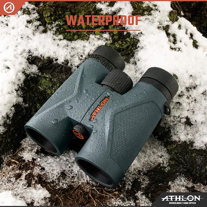 Athlon Optics 10x42 Midas UHD Gray Binoculars - Image 6