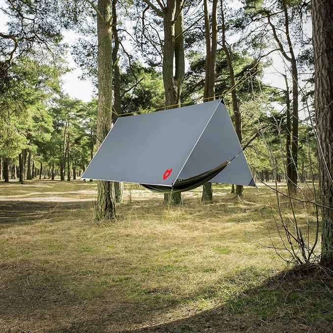 Rain Fly 10x10 Lightweight Survival Camping Tarp; 100% Waterproof; Makes a - Image 6