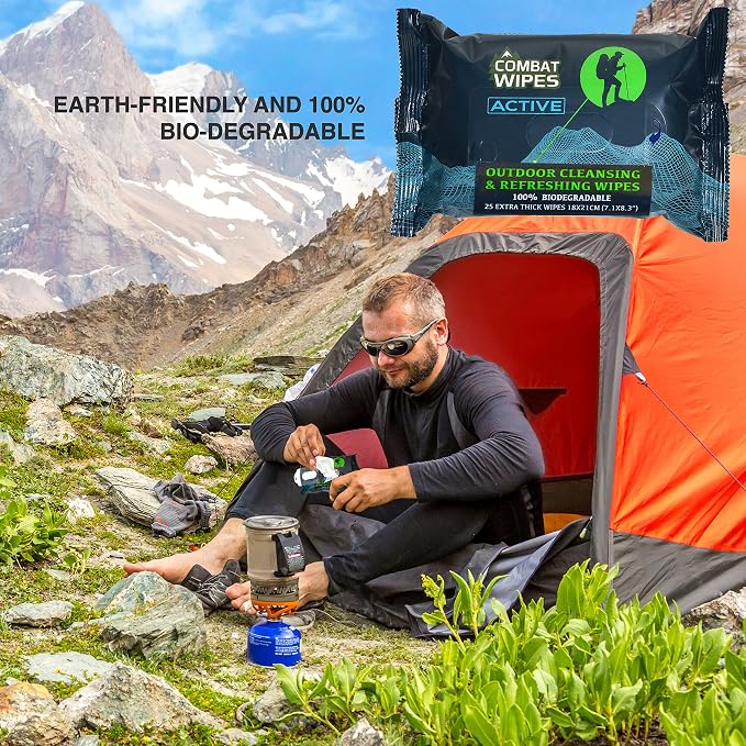 Combat Wipes ACTIVE Outdoor Wet Wipes - Image 7