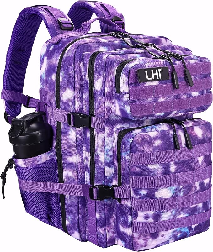 LHI Military Tactical Backpack for Men and Women 45L Army 3 Days Assault Pack by LHI