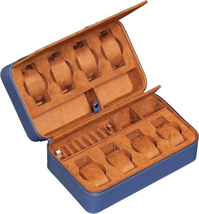 ROTHWELL 8 Watch Travel Case Storage Organizer by RothwellSanFrancisco