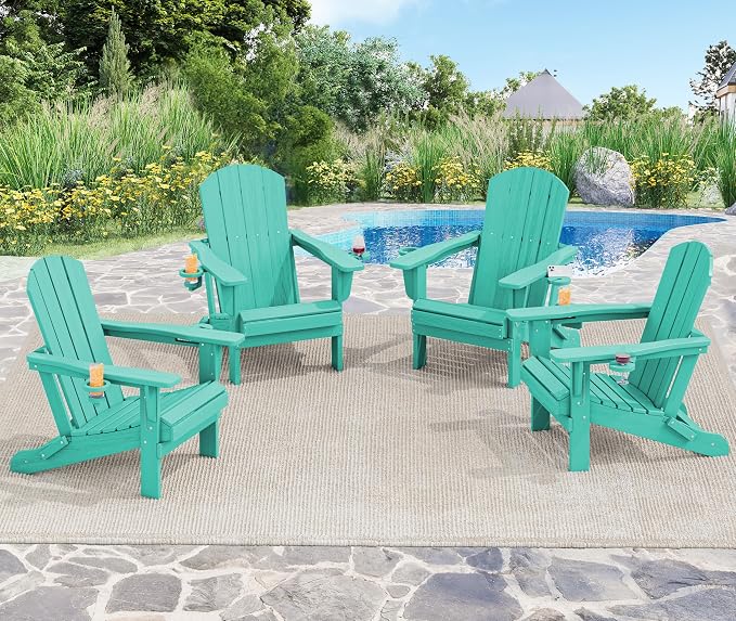 SERWALL Adirondack Chair with Cup Holders by SERWALL