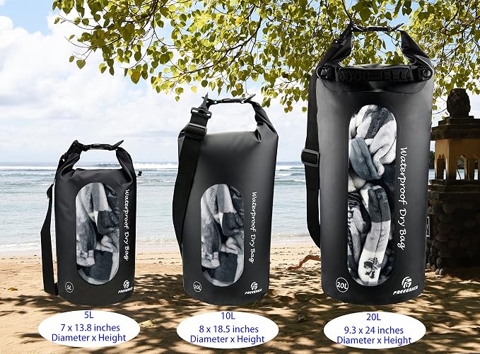 Freegrace Waterproof Dry Bags Set Of 3 Dry Bag - Image 2
