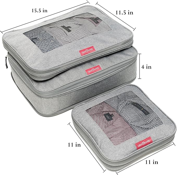 Compression Packing Cubes for Travel Organizers - Image 8