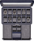 ROTHWELL 12 Slot Leather Watch Box by RothwellSanFrancisco