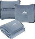 BlueHills Premium Soft Plush Travel Blanket Pillow by BlueHills