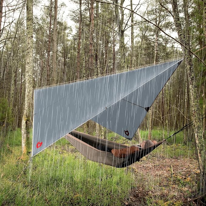 Rain Fly 10x10 Lightweight Survival Camping Tarp; 100% Waterproof; Makes a - Image 4